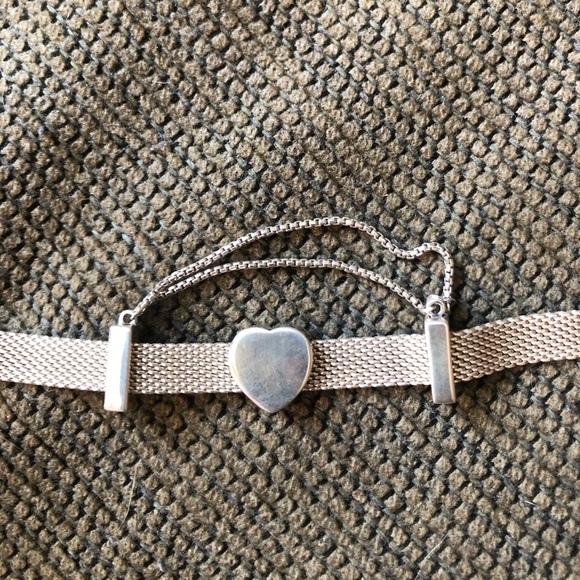 PANDORA Reflection Bracelet w/ Heart & Safety Chain Clip Charm Size: 6.3 " - Picture 7 of 12